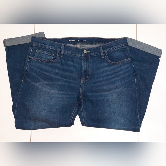 Old Navy Mid-rise Boyfriend Straight Jeans Women's Size 14 Petite - Picture 7 of 8